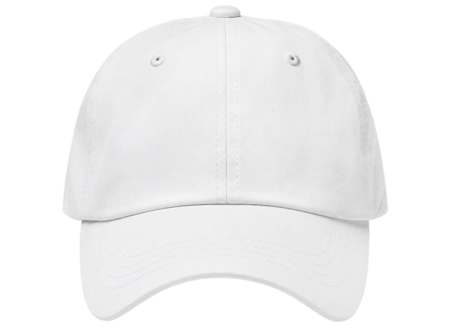 Corfu white cap with a small embroidered destination wordmark